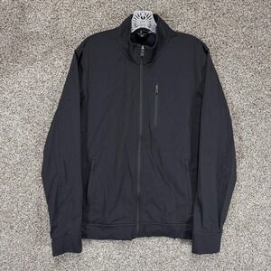 Public Rec‎ Jacket Mens M Black All Day Everyday Track Performance Full Zip